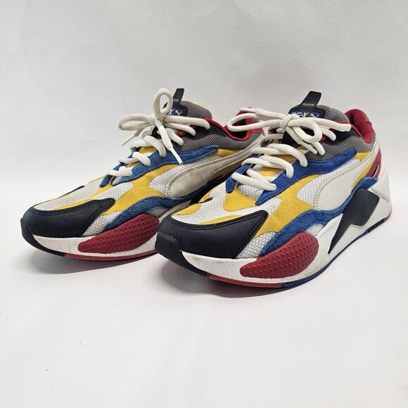 PUMA RS-X Sneakers Men’s US 12 Multicolor Bold Retro Mesh Suede Comfort - Picture 3 of 10